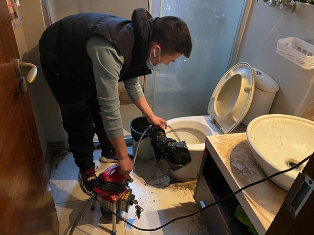 红原马桶疏通-疏通下水道