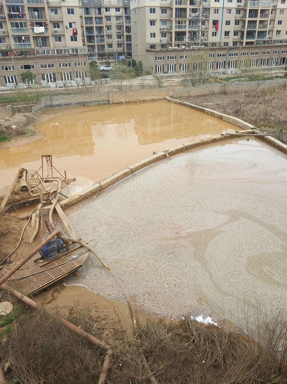 红原沉淀池淤泥清理-厂区废水池淤泥清淤