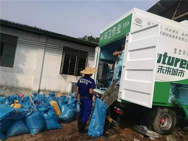 红原工业污泥压干处理